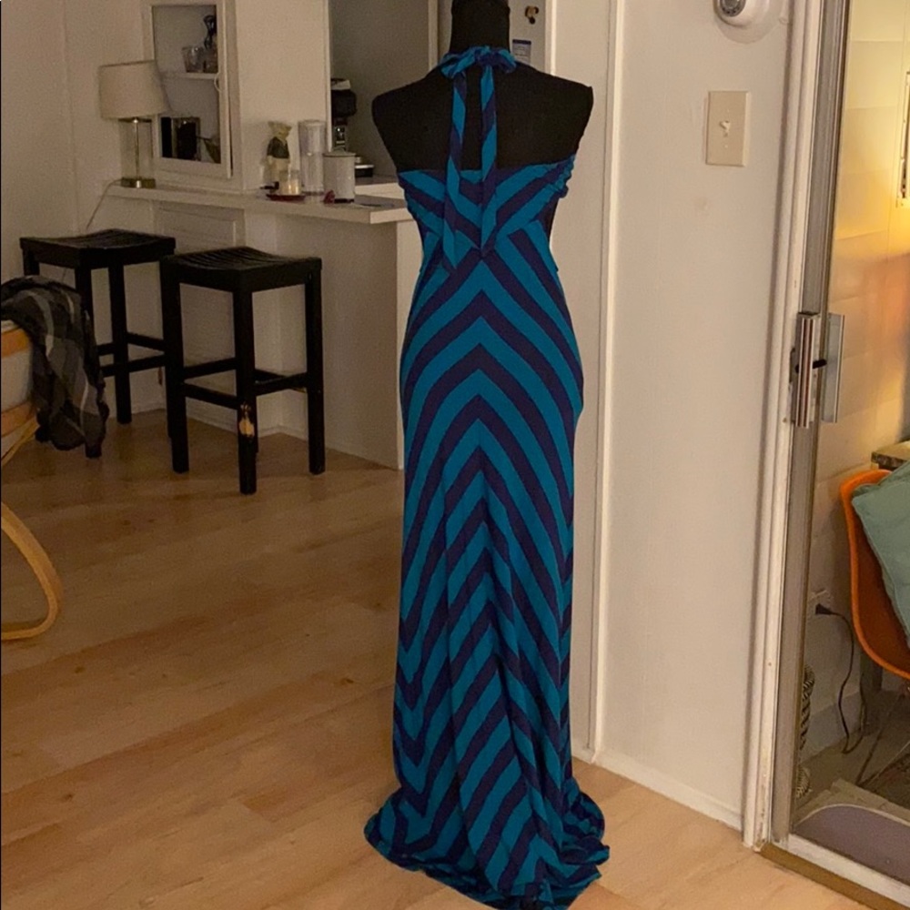 Blue & Blue striped Dress - Picture 6 of 14